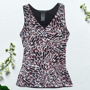 WHBM Reversible Ruched Side Sleeveless Blouse